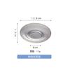 Tapete de Chá de Vidro Transparente Japonês com Borda Dourada, Pequeno Pires Espesso Resistente ao Calor, Descanso de Copo Anti-Queimadura, Xícara de Chá, Descanso de Copo, Acessórios para Conjunto de Chá