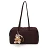 Bolsa de mano simple de nailon, ligera, gran capacidad, adecuada para ir al trabajo, elegante, versátil para salidas casuales y se puede llevar como bolso de hombro.