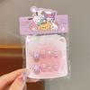 Pegatinas de Uñas para Niños Sanrio Pegatinas de Uñas Lindas y Divertidas para Niñas Pegatinas de Uñas para Estudiantes Pegatinas de Uñas Dulces Pegatinas de Uñas para Niños