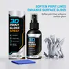 Spray Aclarador para Modelos de Impresión 3D (60 ml) Es Adecuado para Mejorar el Brillo de la Superficie de Obras de Arte Hechas a Mano de Modelos