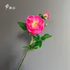 Flores Artificiales de Rosa Hidratantes Estilo Pastoral para Hogar, Sala de Estar, Decoración de Hotel, Adornos de Rosa para Bodas