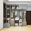 Armario Personalizado, Armario Integral Personalizado para Toda la Casa, Armario Multifuncional para Dormitorio, De Piso a Techo con Una Puerta, Armario Grande de Cuatro Puertas, Personalizado