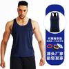 Chaleco de fitness para hombre, para entrenamiento muscular, holgado, fino, con letra I, para deportes de culturismo, ropa informal sin mangas, talla grande