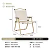 Silla plegable Silla mariposa Sillón de madera maciza Silla de director Silla Kermit Silla con respaldo de lona Silla de playa Silla luna