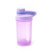 Copo shaker com tampa de rosca de 500ml, plástico, para pó de proteína, milkshake, copo de água para fitness, esportes, com escala, copo shaker com tampa de rosca