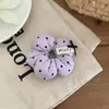Diadema Dulce para Niñas, Diadema de Flor Pequeña, Cuerda para el Cabello de Esponja Crema para Niños, Cola de Caballo para Bebé, Goma Elástica sin Daño al Cabello