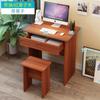 Escritorio con Cajones, Mesa Pequeña con Cerradura, Escritorio de Estudiante para Escribir, Juego de Escritorio y Silla, Escritorio de Computadora, Escritorio para Uso en Dormitorio con Almacenamiento