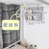 Quarto Gancho de Cama Tipo Bolsa de Armazenamento Suspensa Artefato de Dormitório Cama de Beliche Inferior Cabeceira Livre de Furos Prateleira de Armazenamento de Cama
