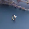 Brincos de Argola Pequenos com Cruz, Estilo Nicho Retrô Europeu e Americano, Banhados a Ouro 18K em Prata de Lei 925, Para Empilhar, Unissex
