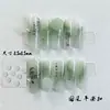 Joia com fivela segura para nail art Guofeng círculo de jade verde anti-jade unhas acessórios chineses decorações atacado