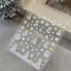 Adesivos para Nail Art de Árvore de Natal de Inverno 2025 Relevo Fofo Doce Popular Adesivos Decorativos Adesivos para Capa de Celular Adesivo