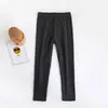 Calça de Menina para Primavera e Outono Cor Doce Lixada Quente Legging Infantil 95% Algodão Para Usar por Dentro e por Fora Calça Infantil