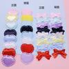 Laço Grande de Cetim Cor Clara Amor DIY Joias Acessórios para Cabeça Grampo de Cabelo Boneca Barbeiro Material de Decoração Acessórios