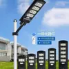 Lámpara Solar Integrada para Calle para Proyectos Exteriores, Luz para Jardín de Casa Rural con Sensor de Movimiento Humano