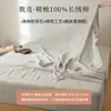 Sábana bajera ajustada de jacquard tejido grueso 100% algodón, funda de colchón de una pieza de algodón puro, protector de colchón de algodón de fibra larga, comercio exterior transfronterizo 5