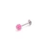 Explosiones de comercio electrónico transfronterizo bola de bayas perla de imitación labio uña simple exquisita arcilla blanda uña del tragus bola de perla y diamante anillo para labio