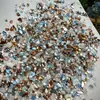 Menta Mambo Celebridade da Internet Super Fada Material Joias para Unhas Cristal Pedrinhas Transparentes Diamante K9 para Unhas Pacote de Material para Unhas Usável