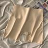 Conjunto de falda de estilo nuevo, artefacto base, sin rastro, para abdominales, pantalones de seguridad antidesgaste de verano, pantalones cortos ajustados, pantalones de tres piezas para mujer.