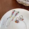 Brincos de Franja Redondos com Zircônia Agulha de Prata Estilo Doce Dopamina de Verão Brincos de Luxo Leve de Alta Qualidade Exquisitos para Mulheres