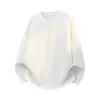 Nueva Camiseta Casual Japonesa de Diseño de Nicho Texturizado para Hombre 2026 con Diseño de Botones Diagonales y Mangas Largas Texturizadas