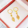 Brincos Pequenos de Ouro Aluvial, Brincos de Design Versátil para o Dia a Dia, Brincos de Luxo Leve de Alta Qualidade para Mulheres, Brincos de Nicho Atacado