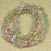 Pulsera de Piedra Cruda de Grava de Ágata Cristalina Desmagnetizada con Cuentas de Piedra Asimétrica Perforada Accesorios de Joyería DIY 5-8mm