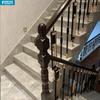 Escalera de mármol natural antideslizante para casa, hotel, KTV, escalón giratorio