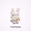 Muñeco de Peluche de Conejo de Dibujos Animados Lindo Colgante de Muñeca Hecho a Mano Broche de Ropa DIY Accesorio de Muñeca Estilo Girly