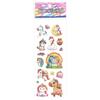 Vestido de Princesa Adesivo Decoração DIY Recompensa Infantil Sereia 3D PVC Bolha Adesivo Fornecimento Direto da Fábrica