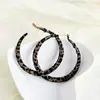 Pendientes Populares Retro Estampado de Leopardo Maillard Geométricos Pendientes de Lujo Ligero Gama Alta Pendientes de Moda para Mujer Diseño Nicho