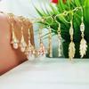 Accesorios de Gancho para Oreja Chapados en Oro 18K14K Electrochapado en Cobre Puro, Materiales para Joyería Estilo Natural al por Mayor Yiwu Hechos a Mano para DIY