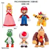 Serie Mario Accesorios de Juego de Moda Louis Hongo Monstruo Modelo Muñeco Hecho a Mano Coche Decoración de Escritorio Adornos