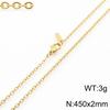 Estilo Japonés y Coreano Moda Simple para Estudiantes Cadena Delgada Estilo Francés Diario Mini Collar Pulsera Acero de Titanio Cadena de 18k traje