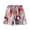 Pantalones cortos de playa estilo caricatura americana 2026 para hombre, pantalones cortos deportivos finos de verano, pantalones cortos holgados de secado rápido de moda para hombre