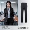 Chaqueta de Traje Gris de Corte Entallado para Otoño, Traje Gris para Hombres y Mujeres, Ropa Formal para Entrevista de Estudiante Universitario y Trabajo