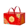 Caja de Regalo de Año Nuevo, Caja de Regalo de Año Nuevo, Caja Vacía, Caja de Regalo del Año del Caballo, Frutos Secos y Especialidades Locales, Caja de Regalo del Festival de Primavera, Caja de Empaque tipo Bolsa para Artículos de Año Nuevo