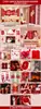 Set de Decoración de Habitación de Boda para el Novio y la Novia, Decoración de Pared de Fondo para Dormitorio y Sala de Estar de Casa Nueva, Pegatinas de Pared con Palabra Feliz, Artículos de Boda