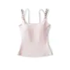 Ap25338-25 Novo Estilo de Verão Estilo Coreano Menina Desejo Puro Doce Casual Peça de Baixo Bojo Florido Colete Suspensório