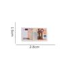 Dinheiro de Papel Miniatura para Brincadeiras de Faz de Conta, Acessórios para Casa de Bonecas, Dinheiro Falso Realista em Euros e Libras, Decorações Criativas para Cenas em Miniatura