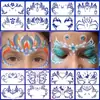 Plantilla de Stencil para Pintura Facial Infantil Maquillaje de Escenario Cosplay Pintura Facial Esquina del Ojo Molde de Stencil DIY