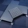 Piso de Red de Acero Hexagonal de Alta Capacidad de Carga, Piso Elevado Antiestático de Sulfato de Calcio No Mecánico, Piso de Red GRC