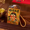 Gato Gato Talismán Perro Talismán Imán para Refrigerador Tarjeta de la Suerte Amuleto para Mascotas Fuente de Transmisión en Vivo de Xiaohongshu Lugar Escénico Recuerdo Turístico