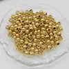 Cuentas Ligeras de Acero Inoxidable Cuentas Espaciadoras con Agujero Pasante Cuentas para Manualidades Hechas a Mano Cuentas Sueltas Cuentas de Posicionamiento para Pulsera Collar Chapado en Oro al Vacío en Horno