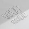Pendientes de plata de ley S925 con forma de U, geométricos, franceses, con gancho para la oreja, accesorios de joyería DIY, pendientes hechos a mano, pendientes sencillos chapados en oro