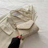 Bolso Pequeño de Paja de Moda Suave para Mujer 2024 Primavera y Verano Nuevo Versátil Ins Bolso de Hombro Cruzado Bolso Cuadrado Pequeño para Mujer