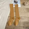Calcetines Estilo Japonés para Mujer Otoño e Invierno Calcetines de Compresión para Pantorrilla de Caña Alta Doble Aguja Color Sólido Calcetines para Piernas Hasta la Rodilla Calcetines de Algodón Transpirables Adelgazamiento de Piernas