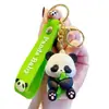 Muñeca Colgante Panda de Chengdu Estilo Nuevo Dibujos Animados Souvenir Decoración de Base Bolso de Mujer Pareja Colgante Pequeño Llavero