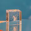 Patrón de Cubo de Cristal 3D Corazón de Nube Nube Luz Nocturna Brillante Regalo Creativo Decoración de Escritorio de Dormitorio Luz de Ambiente