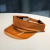 Sombrero de Sol para Mujer Verano Padre-Hijo Sombrero Vacío Pareja Verano Anti-UV Gorra Color Sólido Tendencia Nicho Sombrero de Pareja