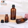 Qinghe Mengsha Chá-colorido Essence Oil Bottle Big Head Cap Bottled Small Sample Bottle 100ml Garrafa de vidro cosmético Garrafa de sopro